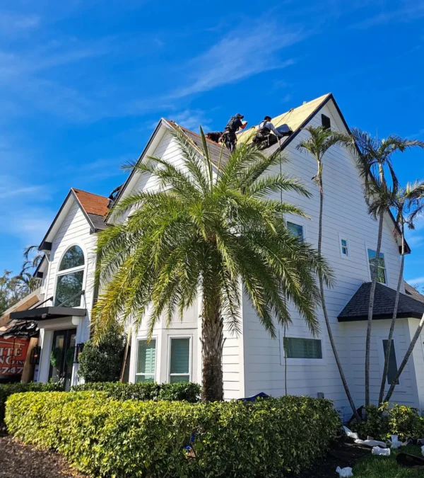 Roof installation in progress by Done Rite Roofing
